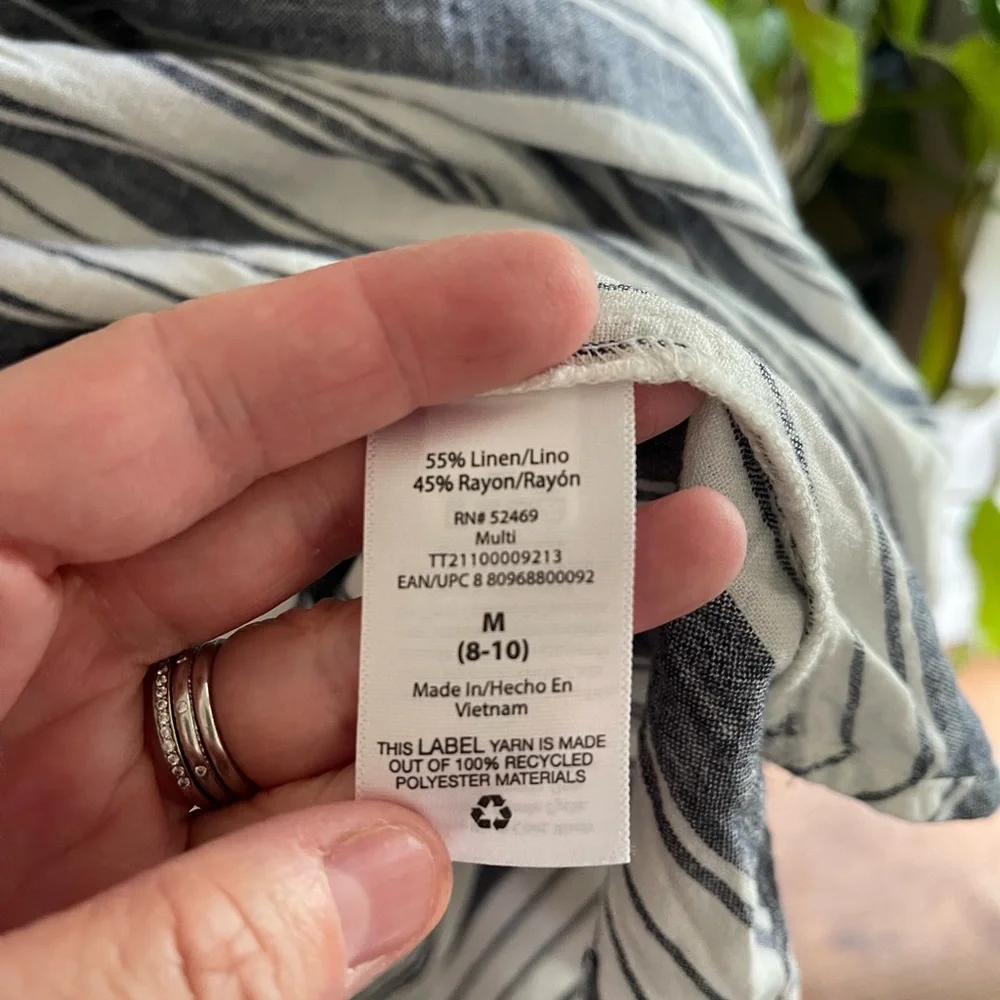 Linen blend dress - Picture 5 of 7